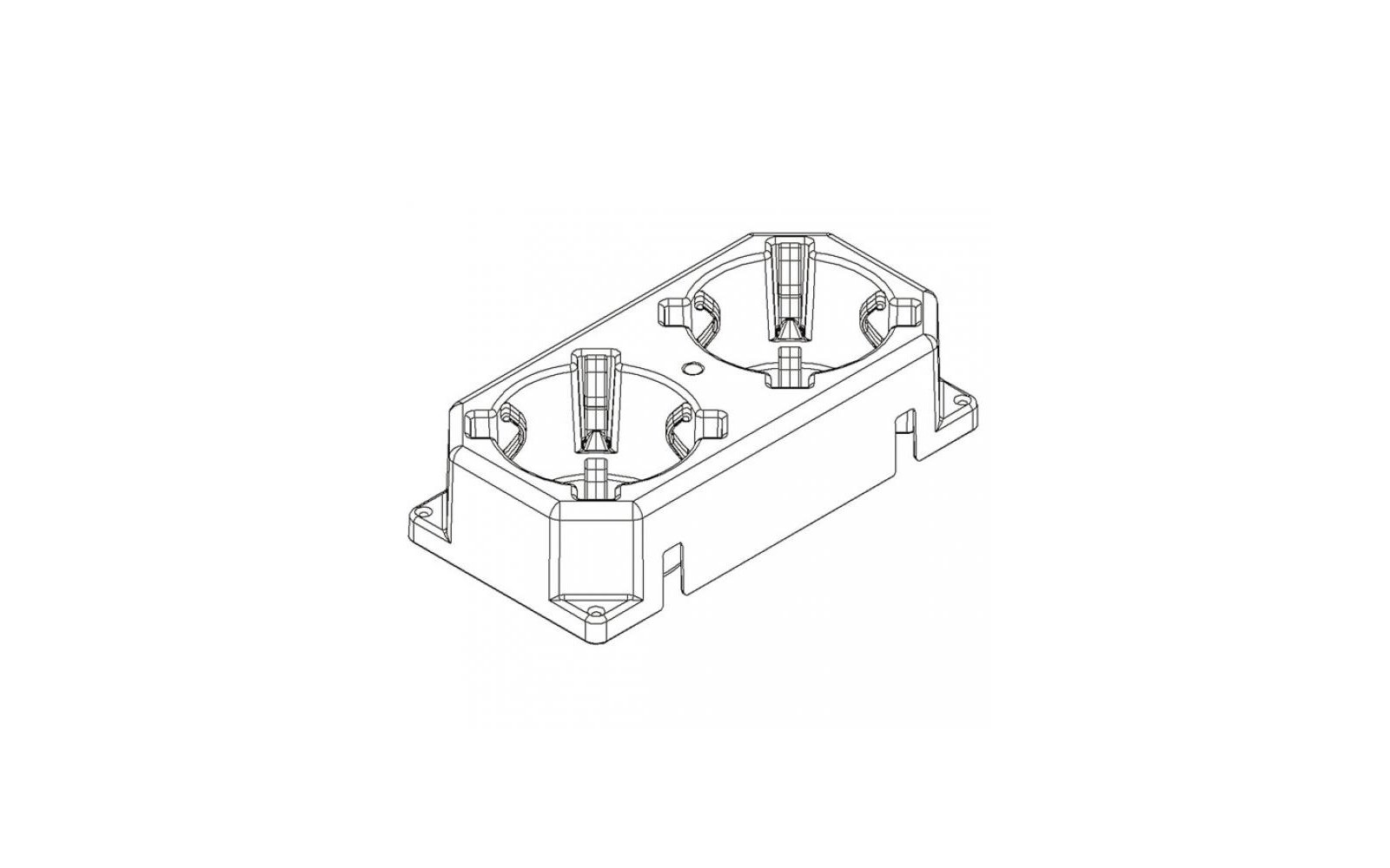 Glashalter 2er Set
