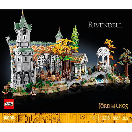 LEGO Icons Ringenes Herre: Kløvedal 10316