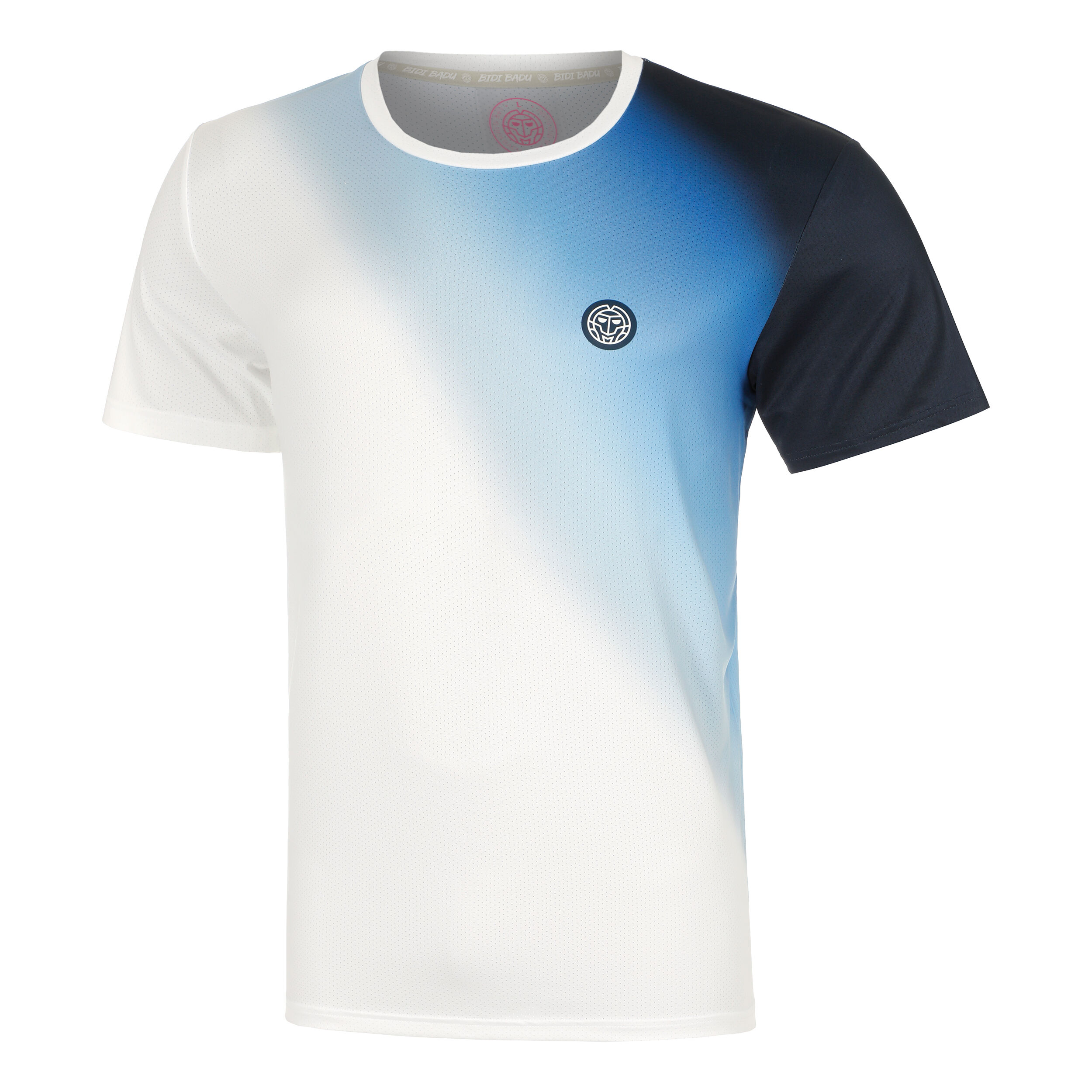 BIDI BADU Watercolour T-shirt Hommes - Blanc , Bleu