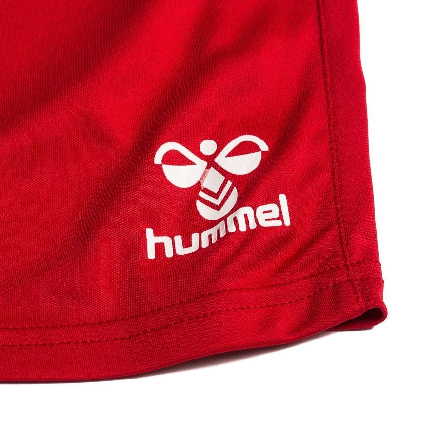 Hummel Short d'Entraînement DBU Fodboldskole 2023 - Rouge/Blanc