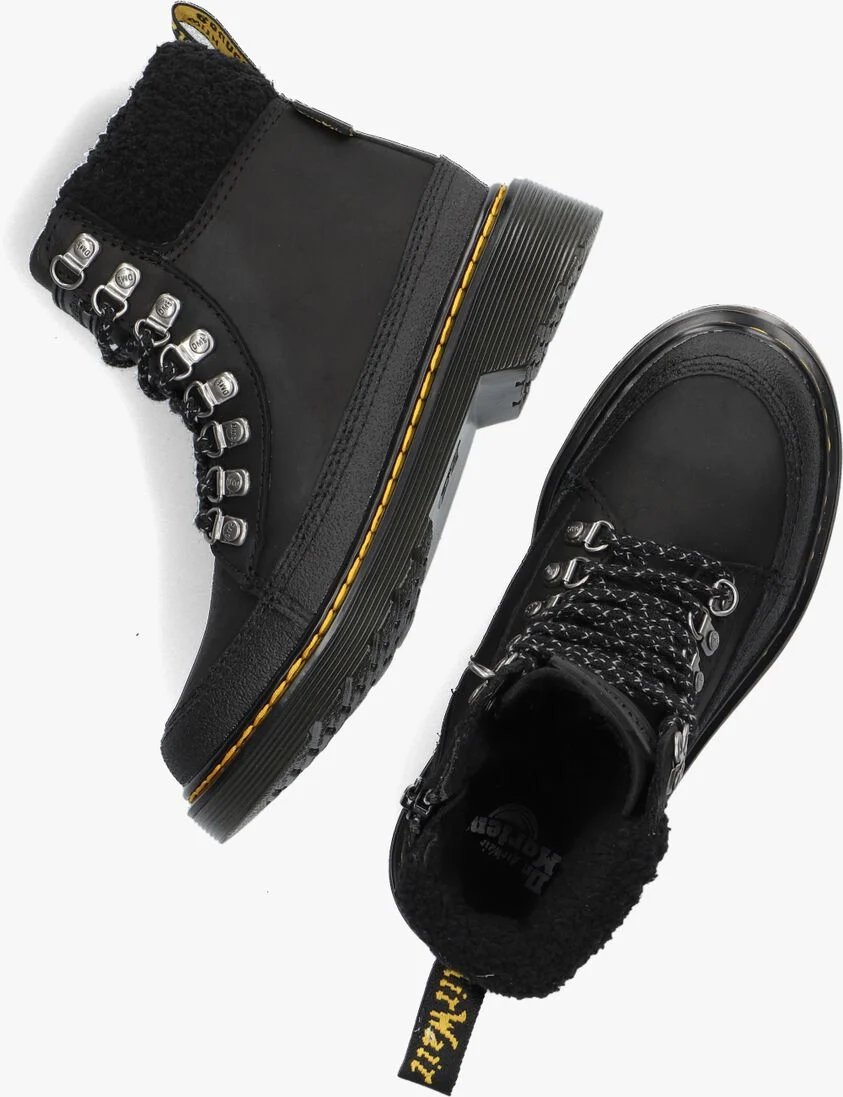 DR MARTENS zwarte dr martens veterboots 1460 collar k