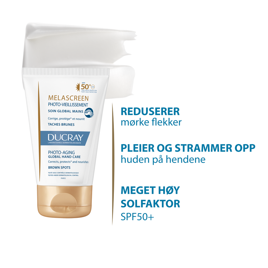 Ducray Melascreen Hand Care SPF50  mot mørke flekker 50 ml