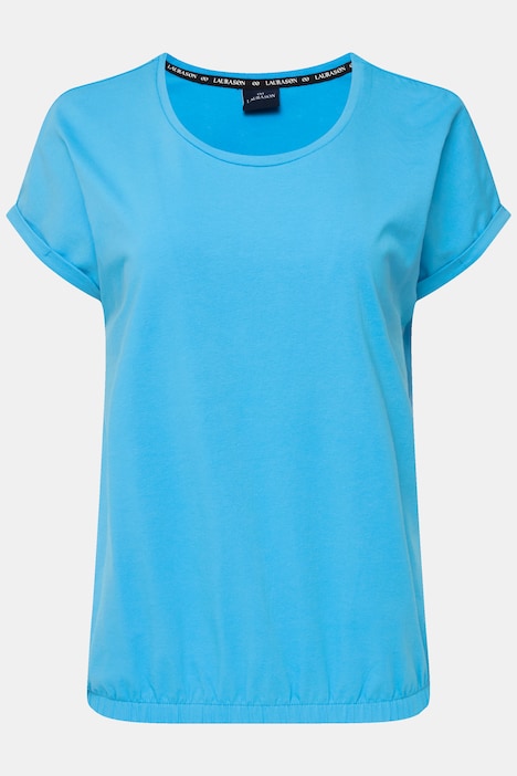 T-Shirt, oversized, Rundhals, Halbarm, elastischer Saum, OEKO-TEX MIG