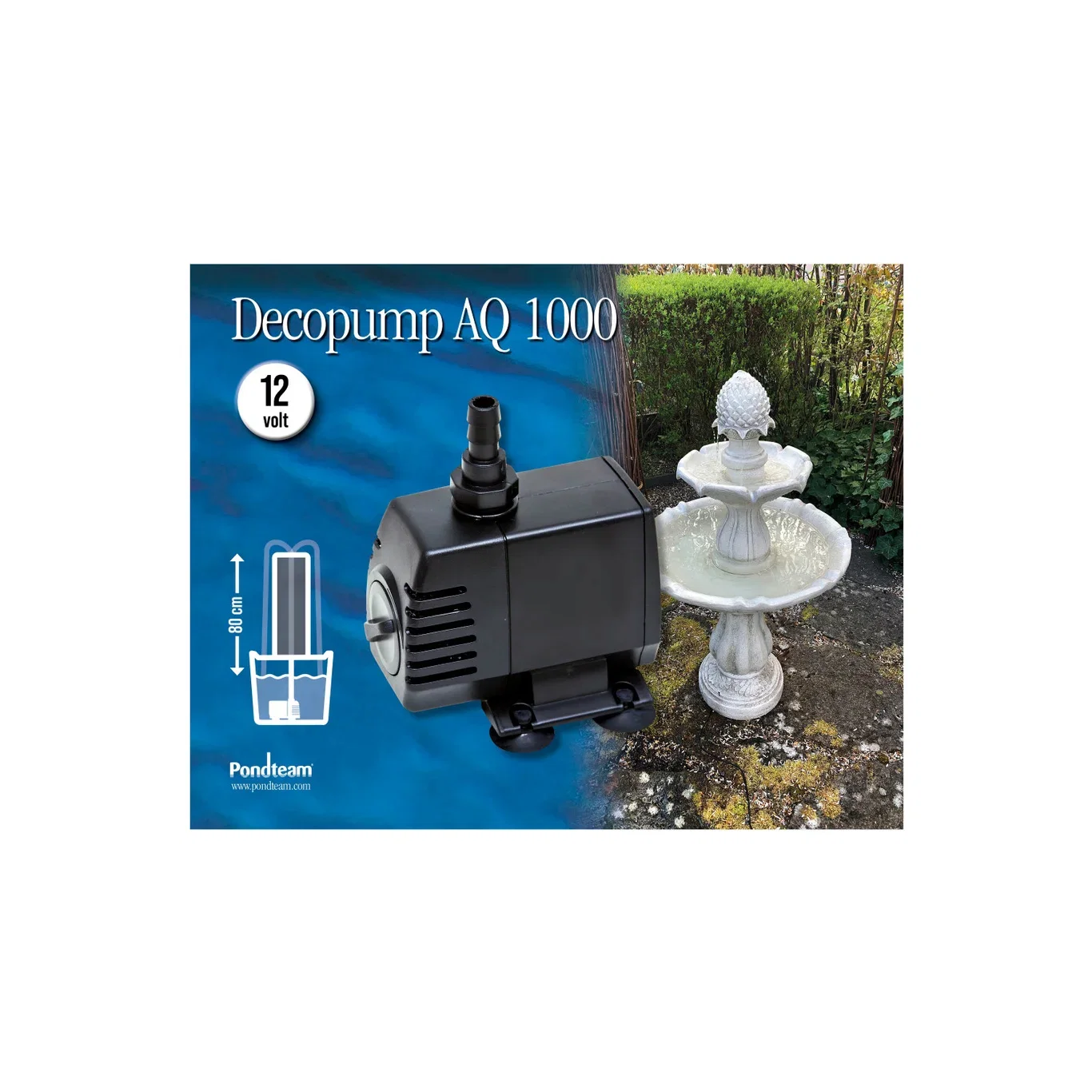 Pondteam Vannsteinpumpe AQ1000 1000 L