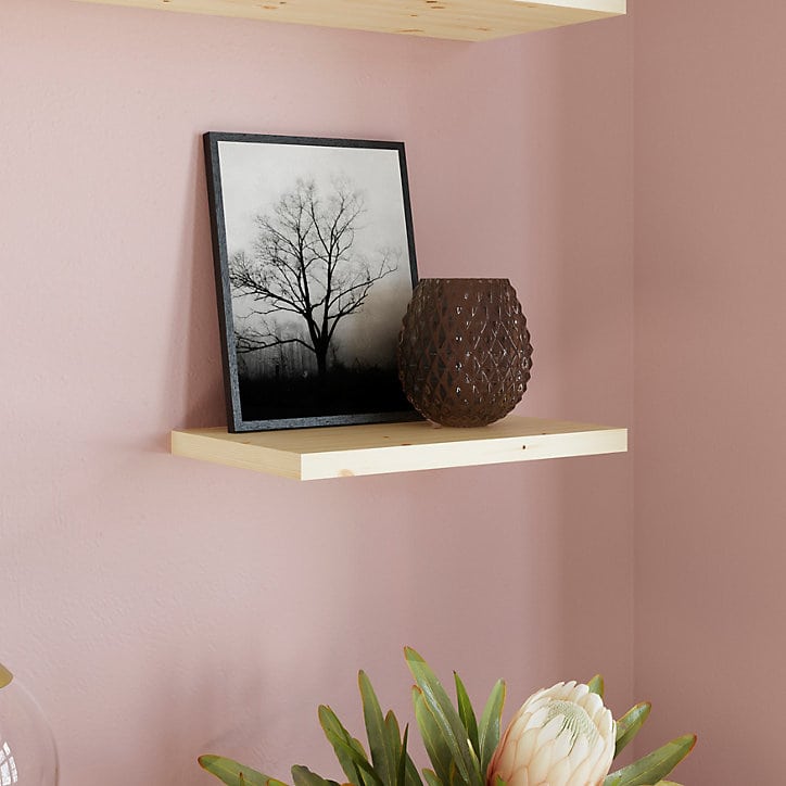 Tablette murale en pin GoodHome Rigga L. 30 cm