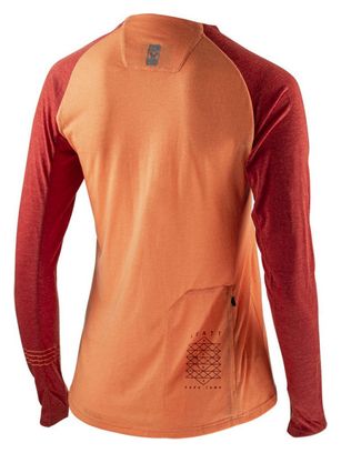 Maillot Manches Longues Femme Leatt MTB AllMtn 3.0 Orange