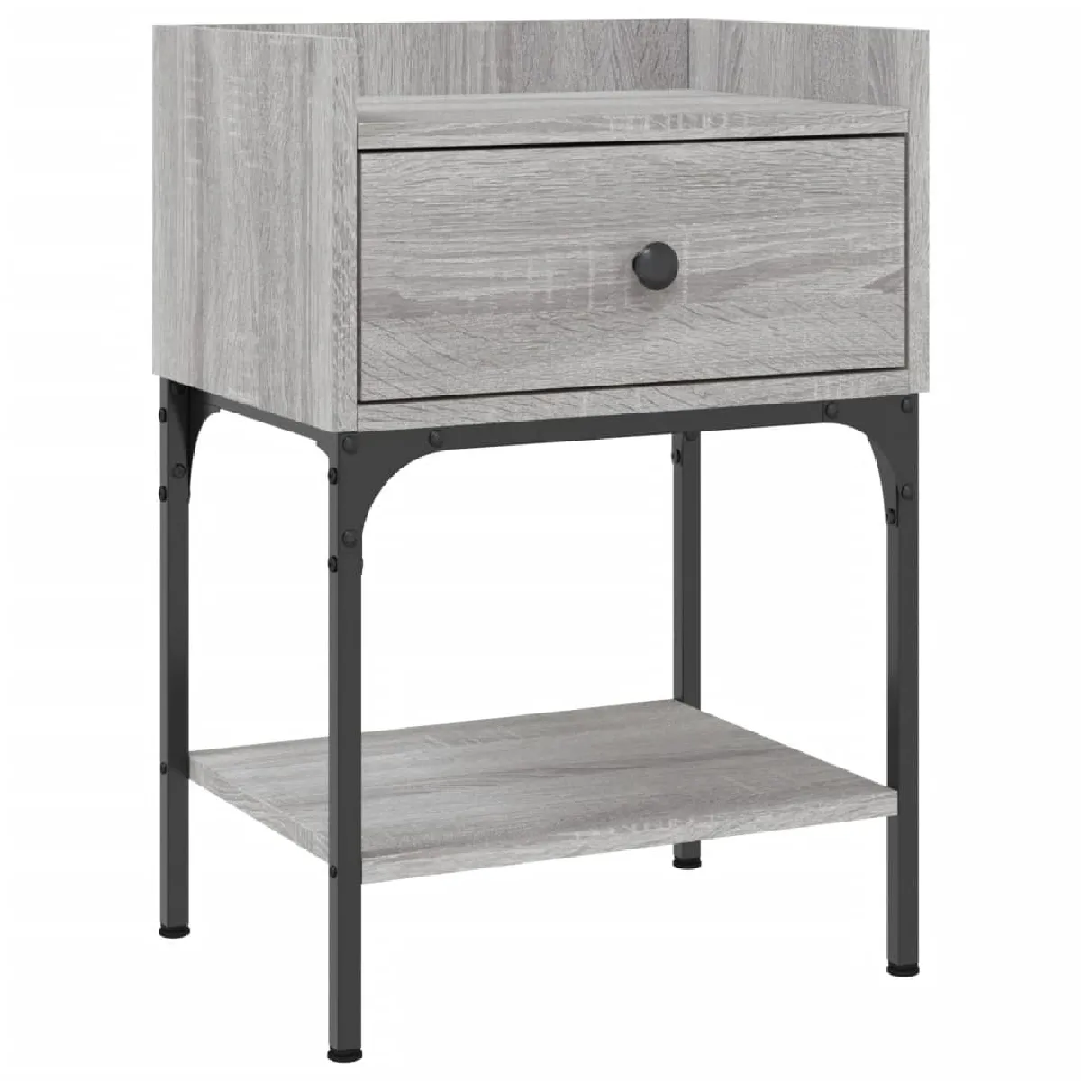 VIDAXL 2 Tables de Nuit - Sonoma Gris
