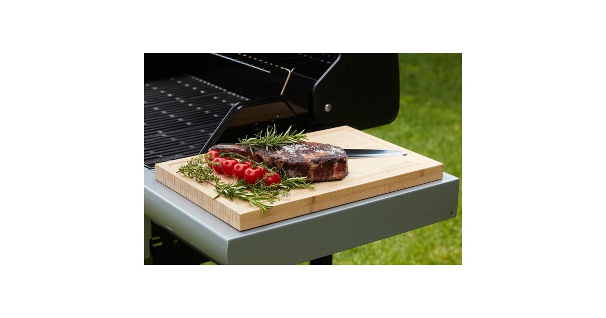 BarbecookSnijplank uit bamboe met sapgeul  (FSC 100%)
