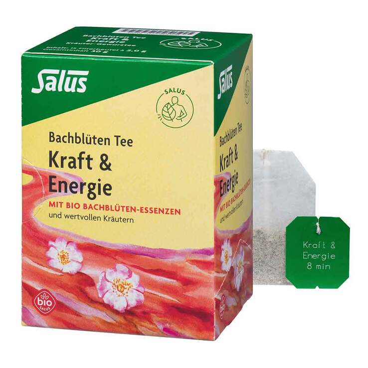 Bachblüten Tee Kraft & Energie bio Salus, 15 St