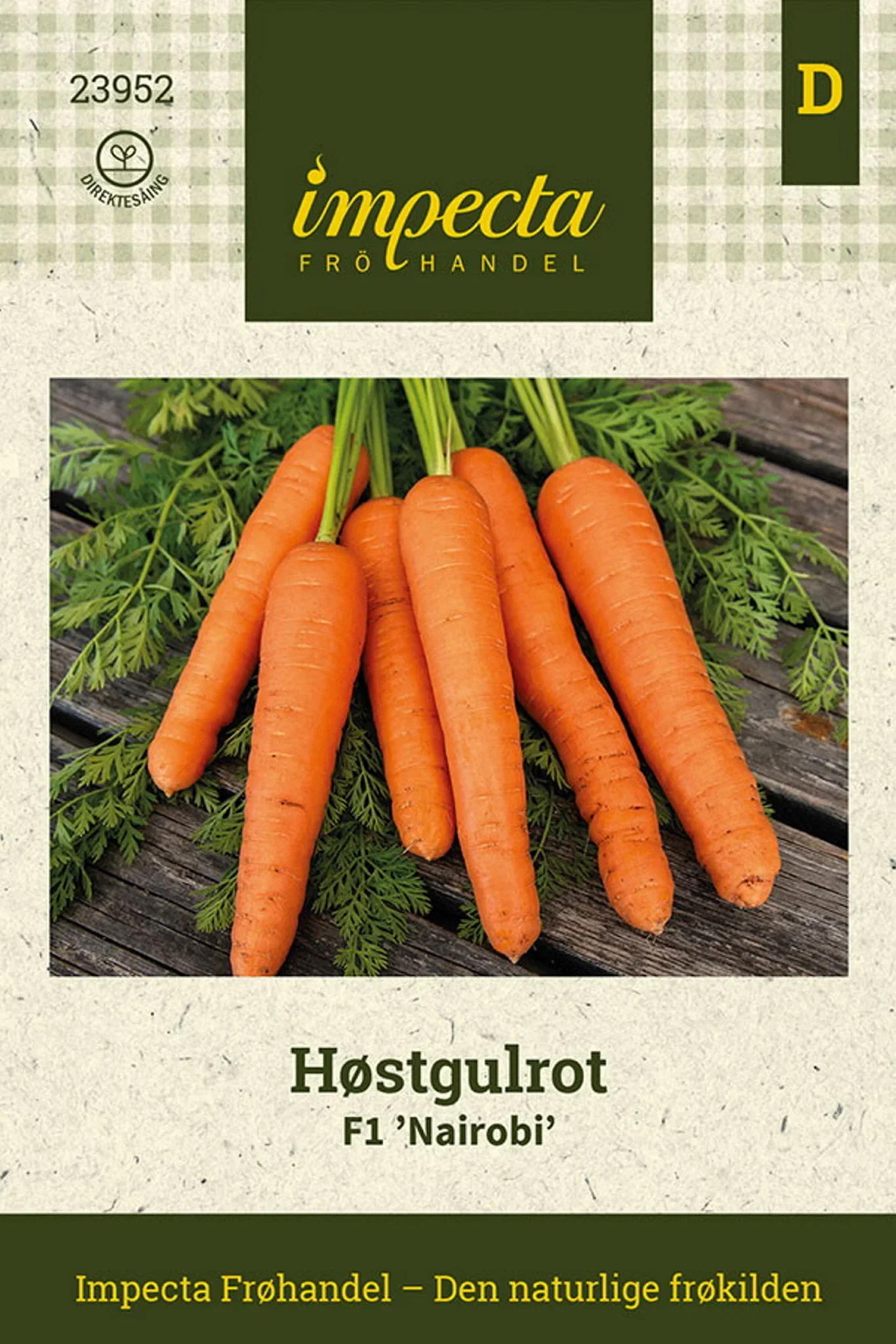 Daucus carota F1 'Nairobi' Høstgulrot F1 'Nairobi'