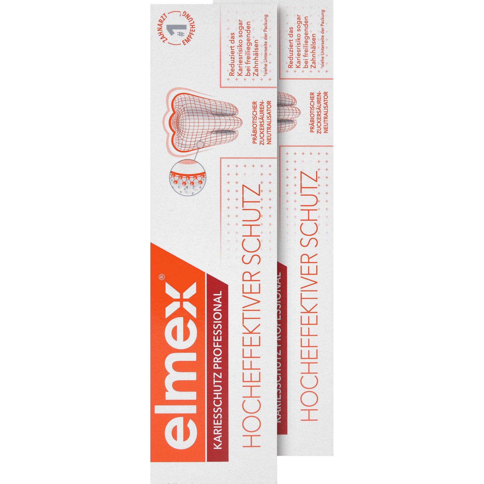 Elmex Zahnpasta Kariesschutz Professional 2 x 75 ml