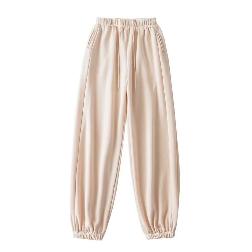 Flotto - Effen harem-joggingbroek met trekkoord in de taille