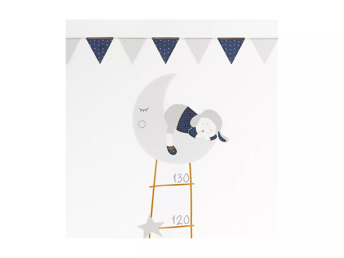 Stickers muraux Mouton 70x50cm en Papier blanc