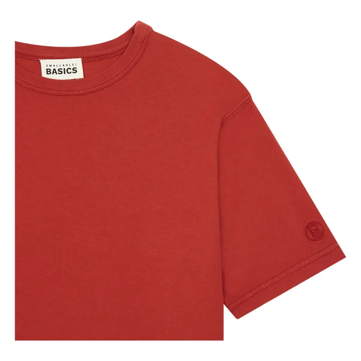 SMALLABLE BASICS T-Shirt Oversize Garçon Coton Bio | Terracotta