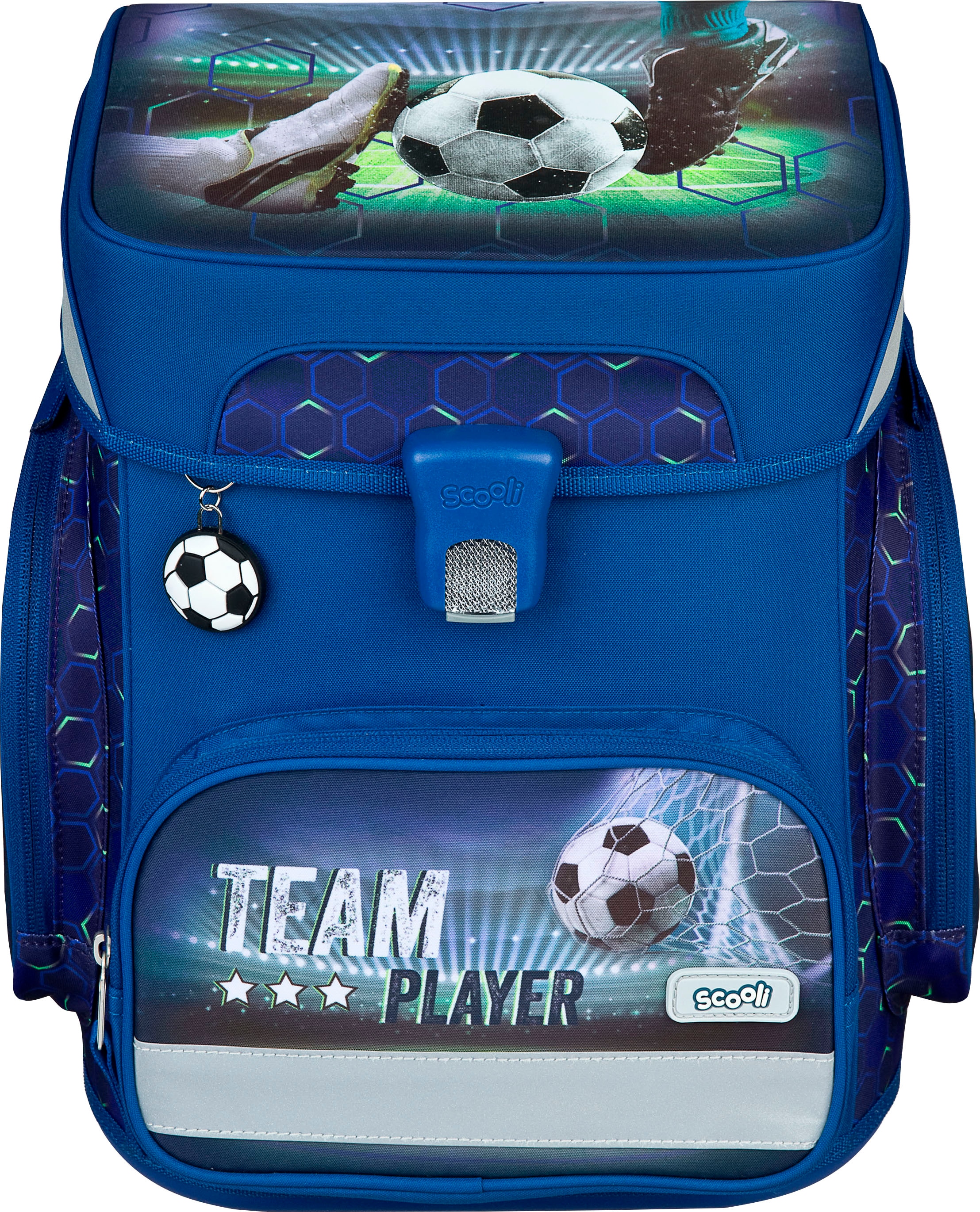 Scooli Schulranzen »EasyFit, Team Player« Reflektoren
