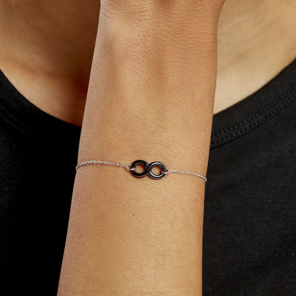 Bracelet Alicia Argent Blanc Céramique