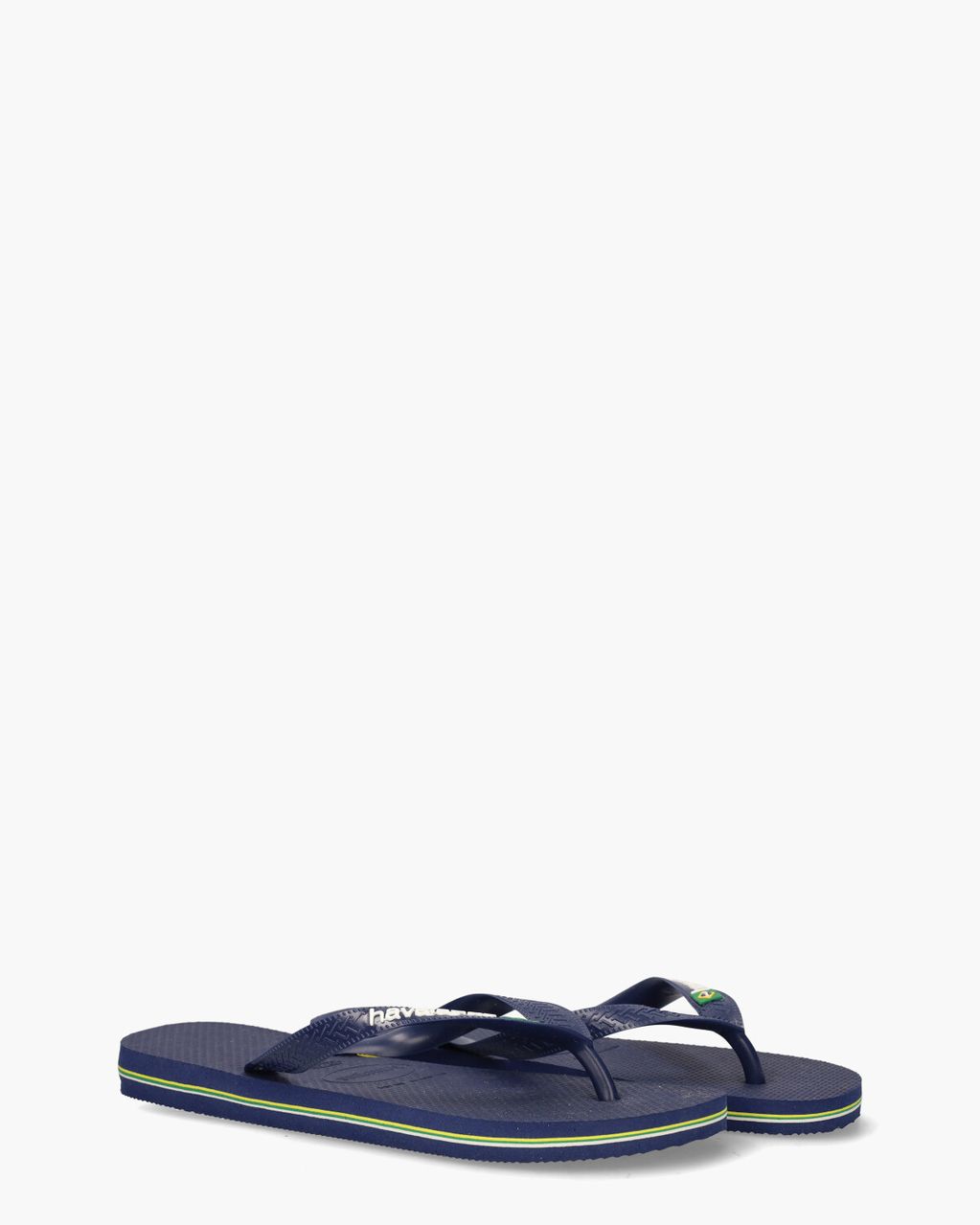 Havaianas Brasil Logo Donkerblauw Herenslippers