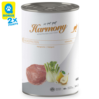 Harmony Dog Monoprotein Känguru Nassfutter Dose