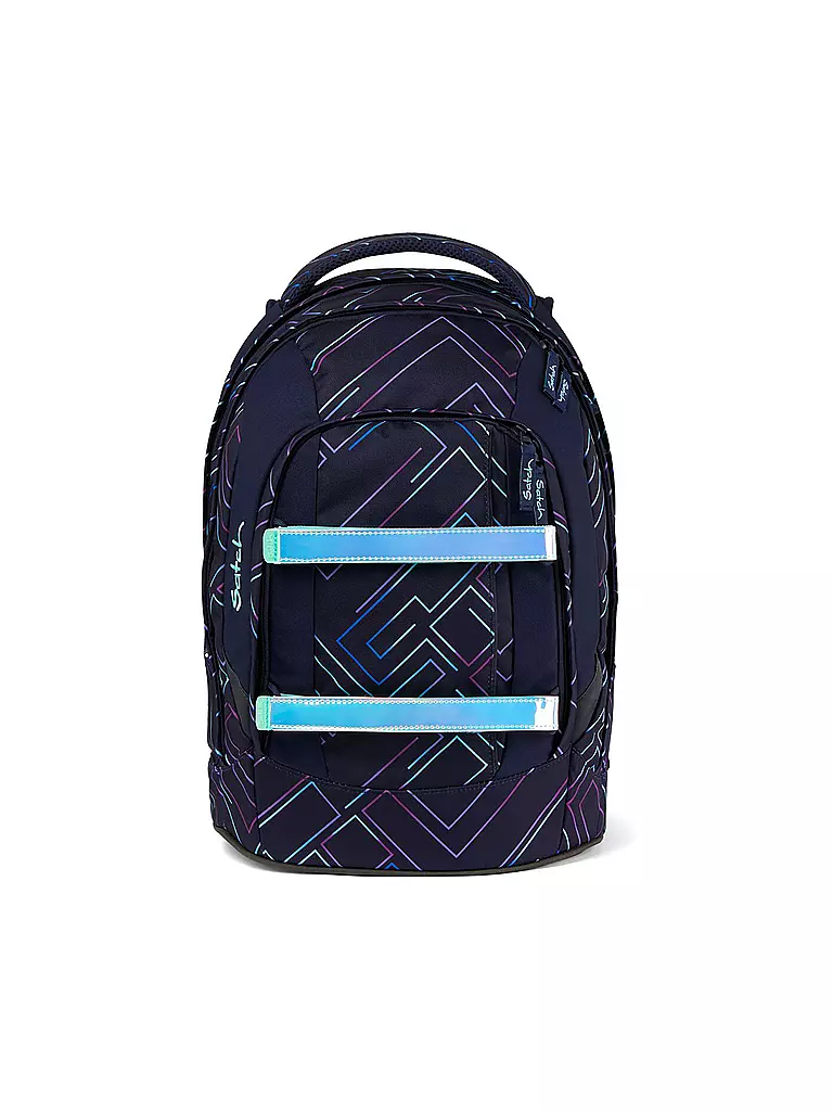 SATCH Schulrucksack Satch Pack Purple Laser dunkelblau