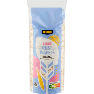 Jumbo Dikke Rijstwafels Zeezout 120 g