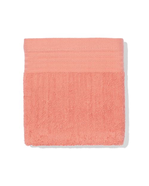 essuie-mains 50x50 coton rose