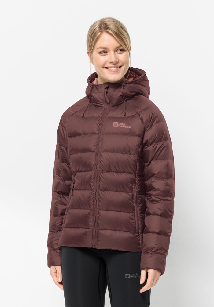 Jack Wolfskin Daunenjacke »NEBELHORN DOWN HOODY W« mit Kapuze