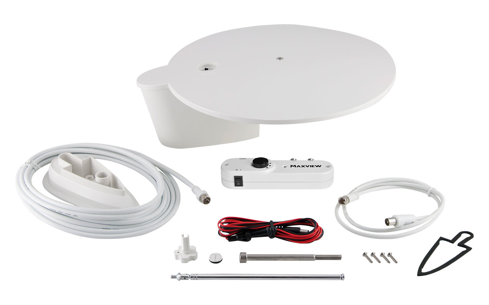 Maxview Gazelle Terrestrische Antenne 12/24/230V grau