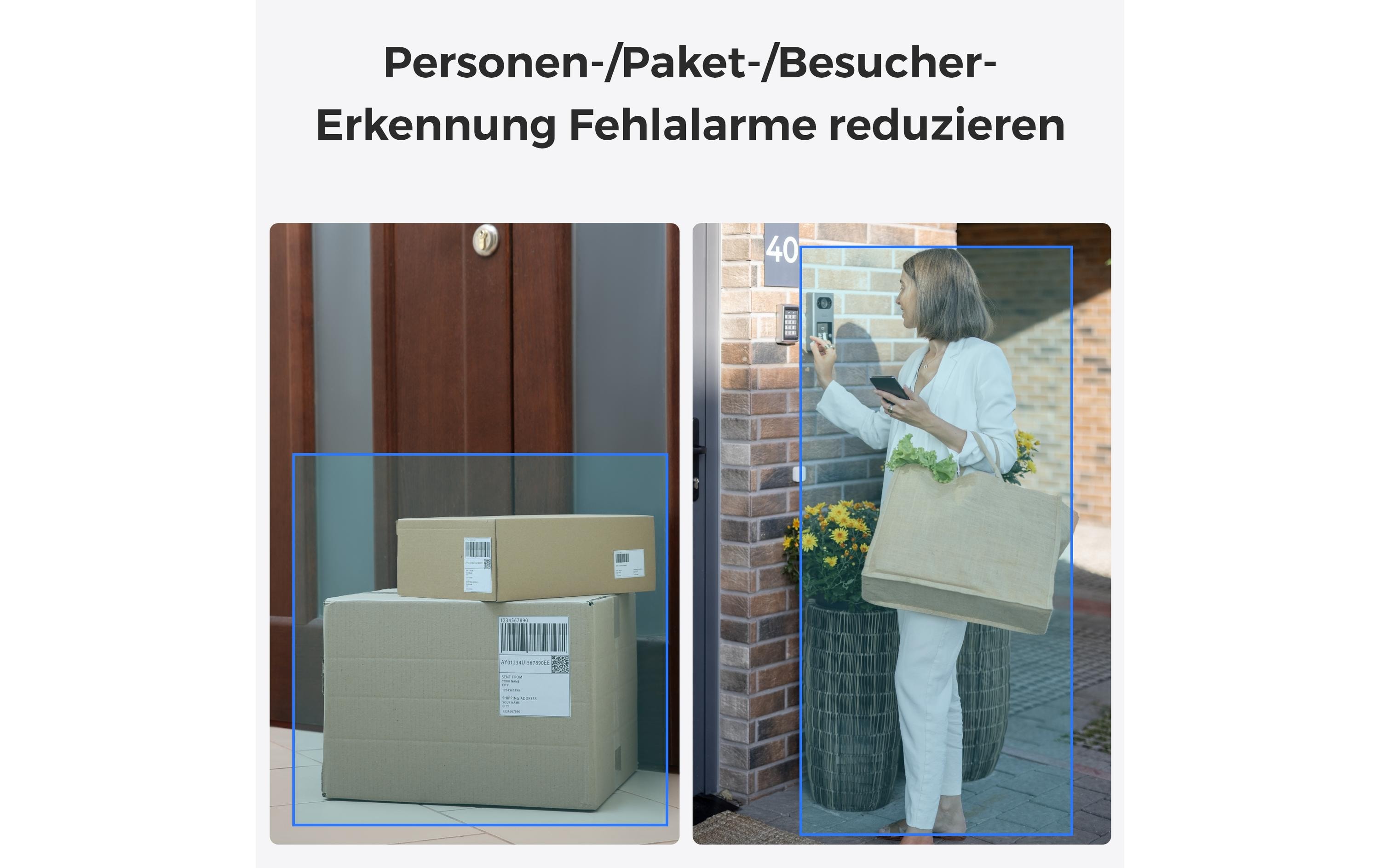 IP Türstation D340P 2K+<br>Smart 2K+ kabelgebundene PoE Video-Türklingel mit Chime