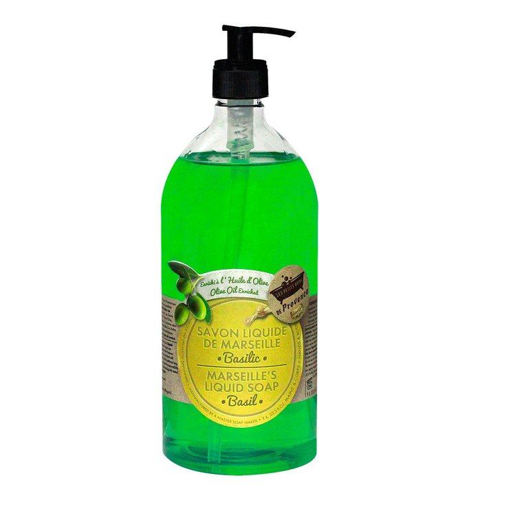 Savon liquide de Marseille 1L Basilic