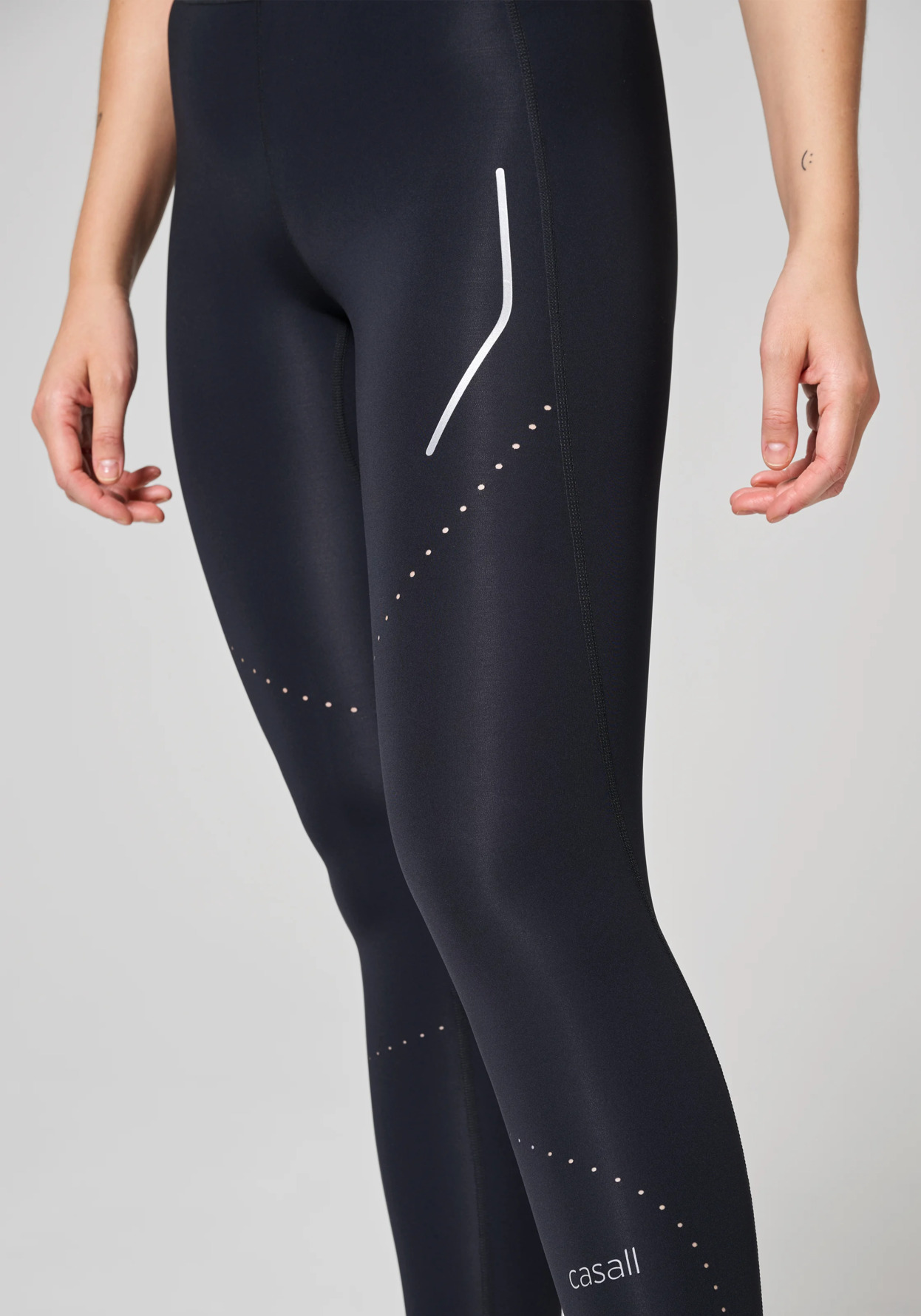 Casall Shapify High Waist Running Tights Black Black Str 36 36