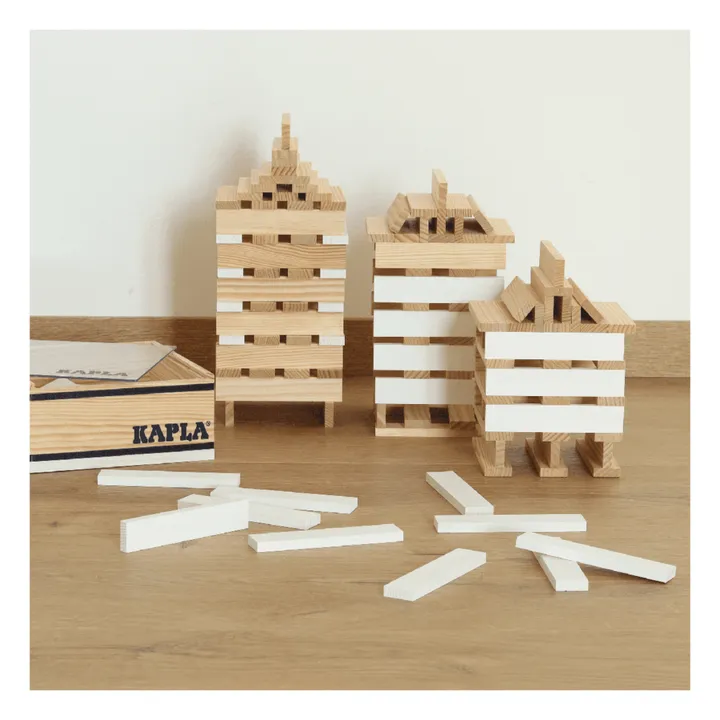 Kapla Coffret Carré - 40 planchettes | Blanc
