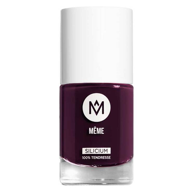 Meme Nagellack mit Silicium aubergine 08, 10 ml