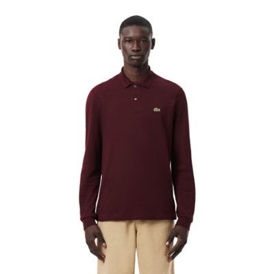 Polo à manches longues homme Long Sleeved Ribbed Colla LACOSTE