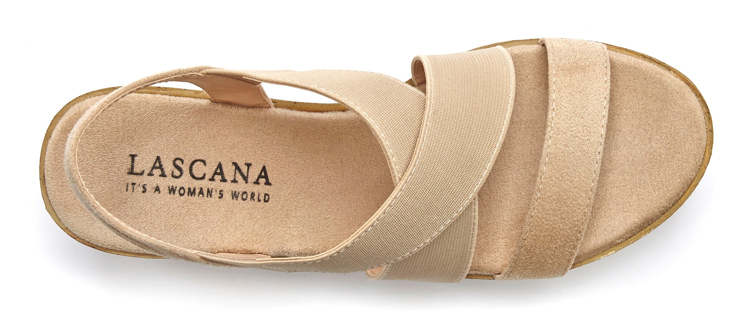 LASCANA Sandalette in beige