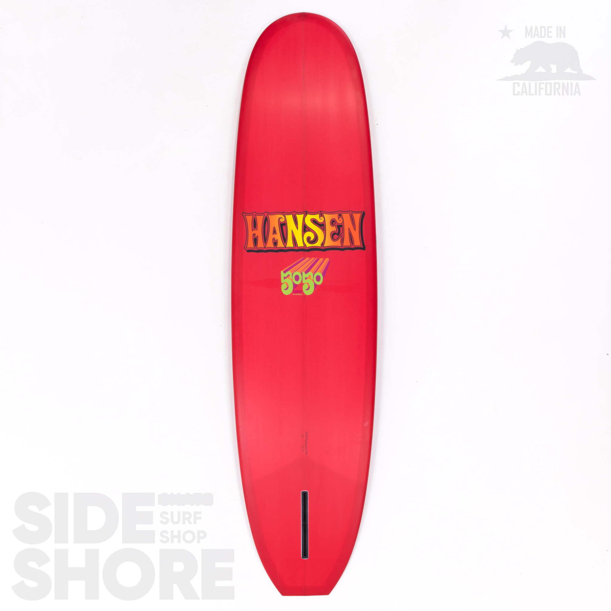 Hansen Surfboards 50-50 Mini - Red Tint - 7'6 x 22 1/4