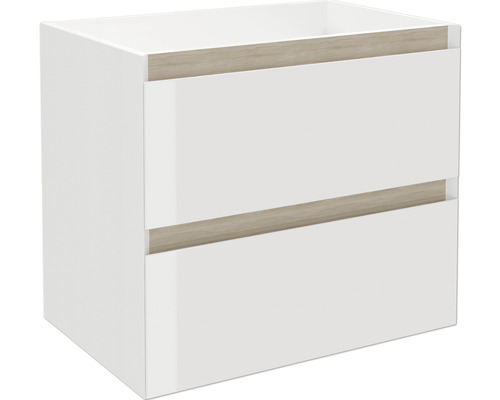 Wastafelmeubel Miami Vice wit 60 x 52 x 39,5 cm