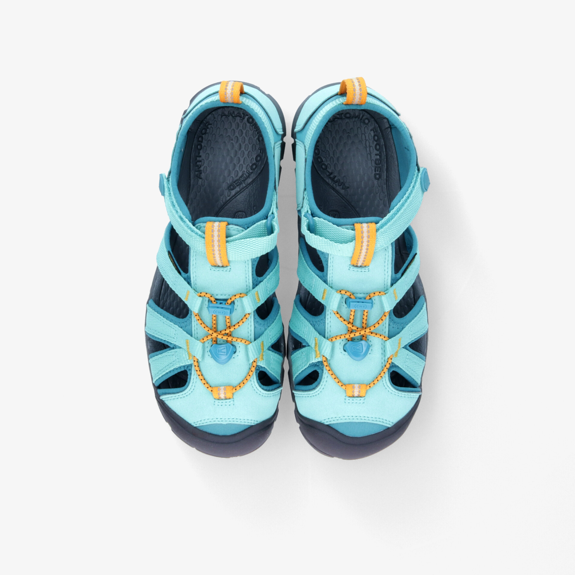 KEEN Kinder Sandalen Seacamp II CNX türkis - Jetzt bei reno.de