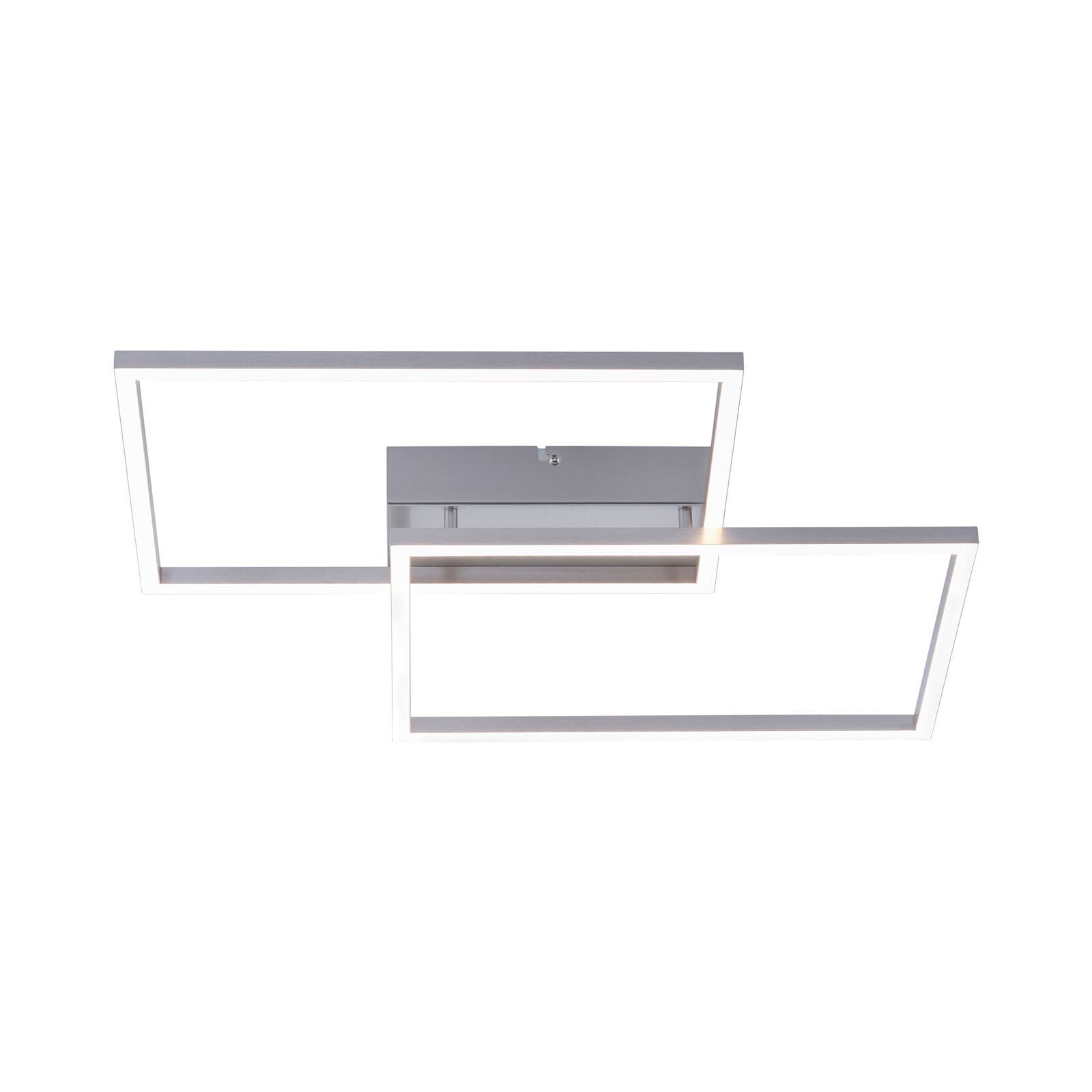 LED-Deckenleuchte Iven stahlfarbig