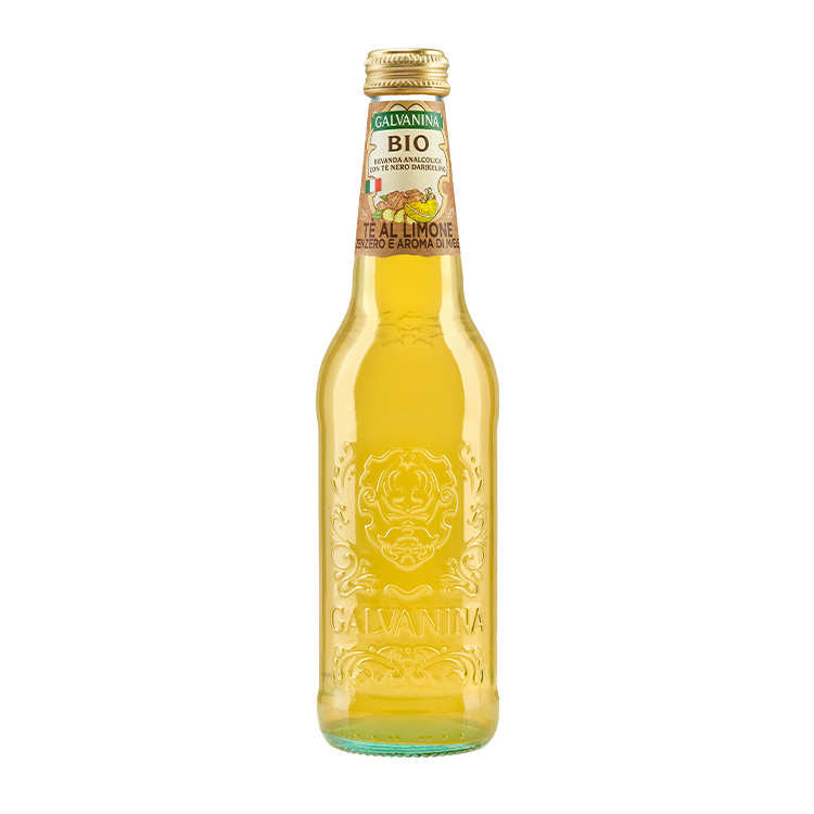 Thé glacé citron bio Galvanina - Au thé noir Darjeeling