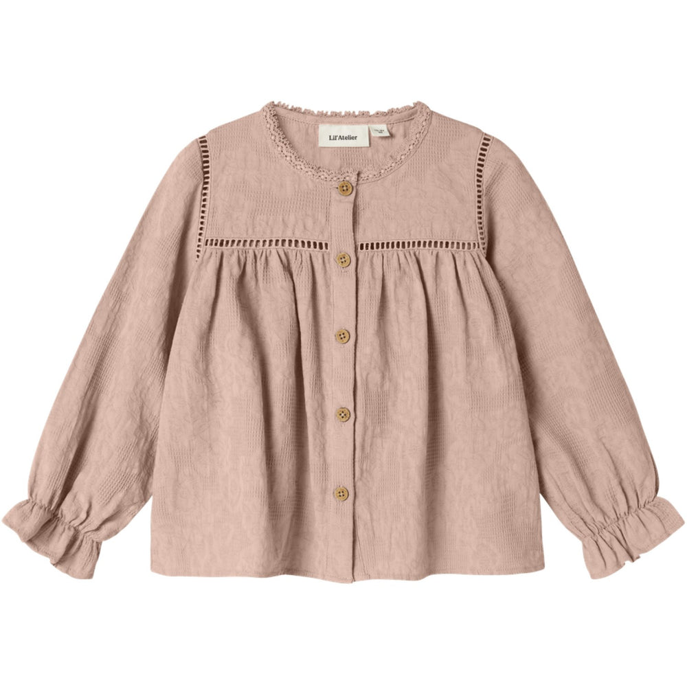 Køb Lil'Atelier Cameo Rose Nmfofira Ls Loose Skjorte Lil