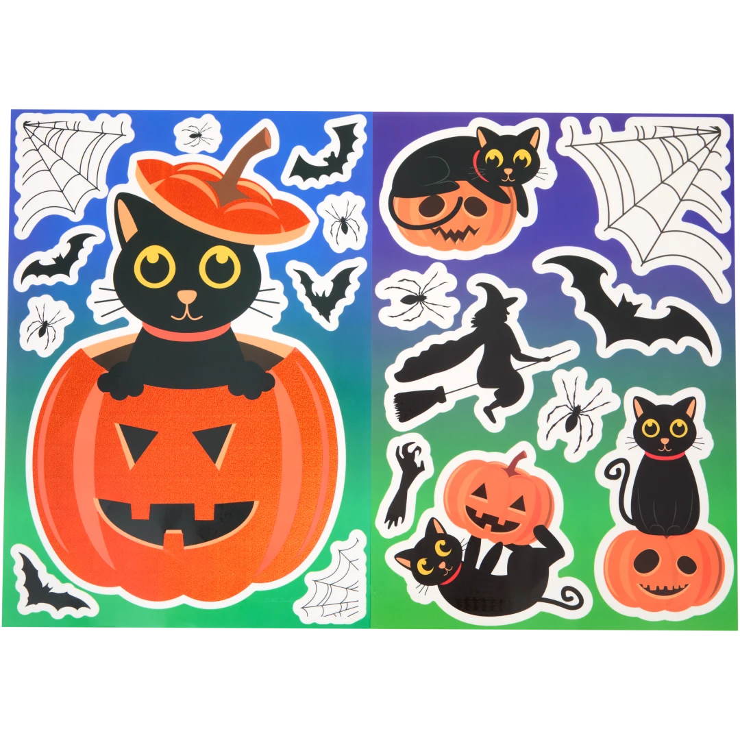 Autocollants d'Halloween pour vitre