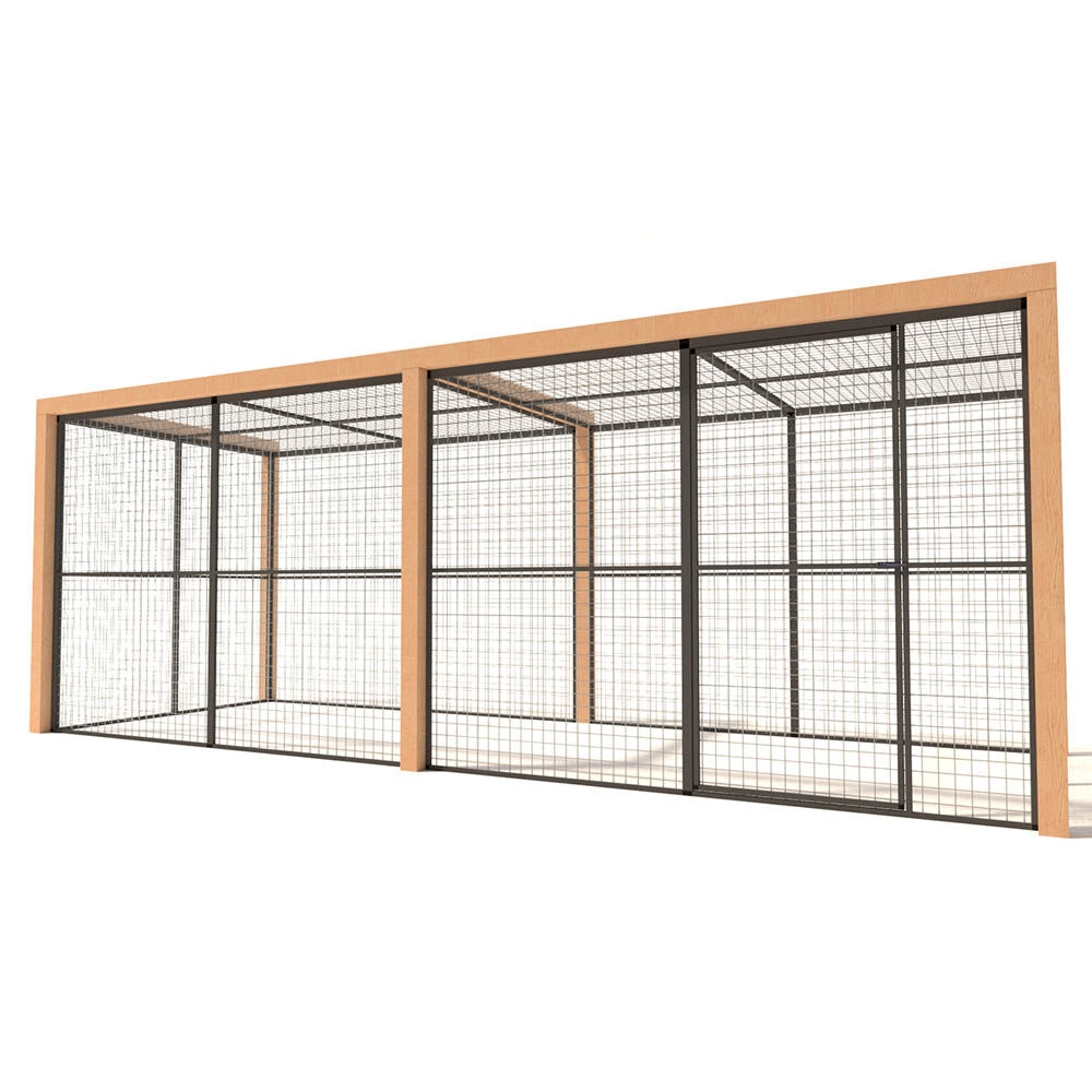 Glorenza Olivia - Kattenren - Antraciet - 187x190x510 cm