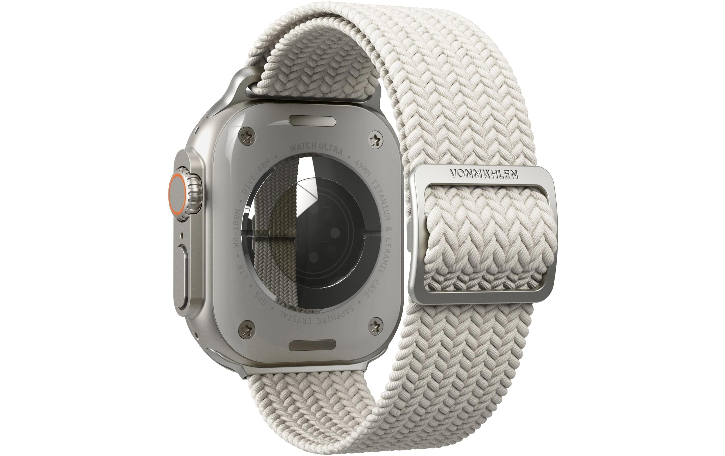 Armband Woven Loop Apple Watch 38/40/41 mm CreamArmband für Apple Watch 38/40/41 mm