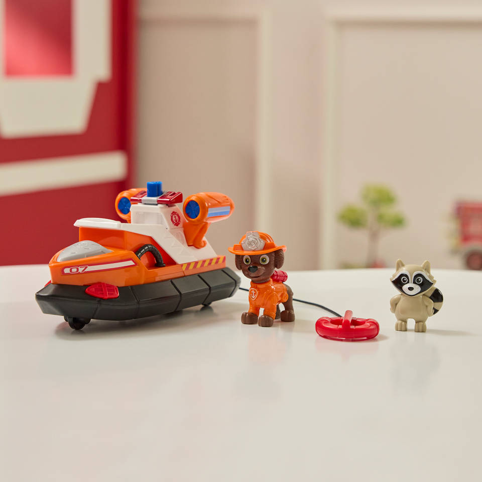PAW Patrol Brandweerredding Zuma's brandweerboot met speelfiguur