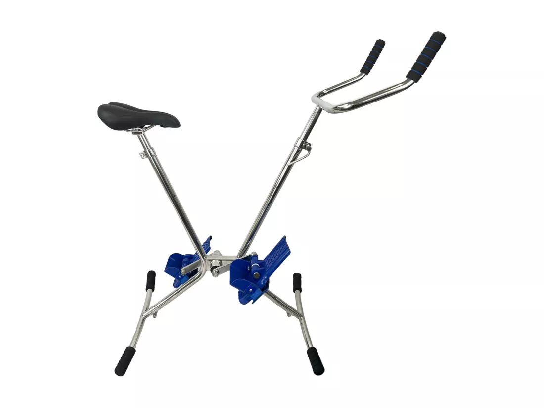 WaterClip - AquaBike acier inoxydable - Vélo de piscine léger - Hauteur réglable - Prof 1m10 à 1m20