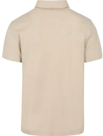 Profuomo Poloshirt Luxury Knitted Beige PPWD10022B-F kopen