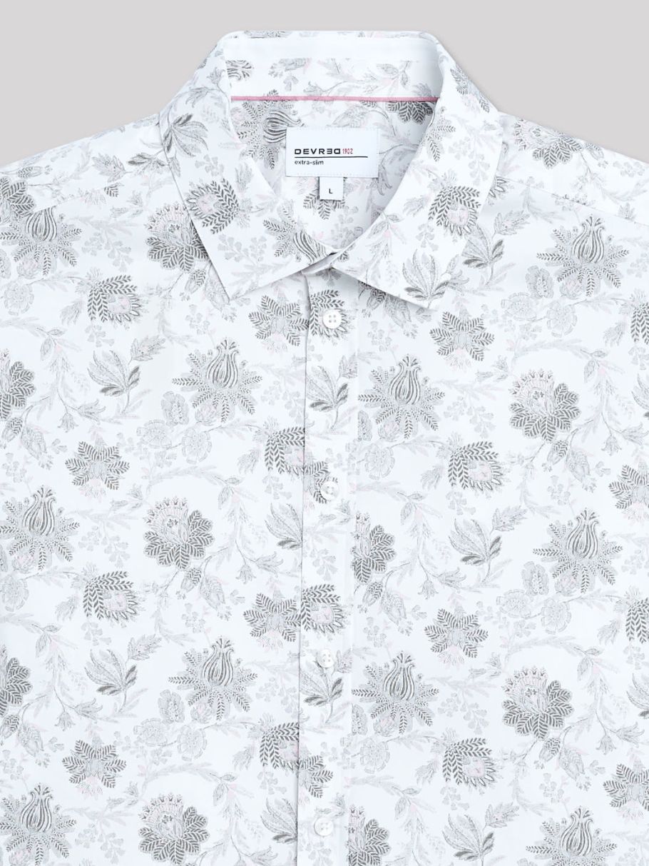 Chemise extra-slim stretch végétale
