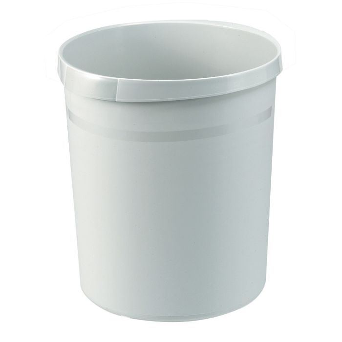 Ronde Kunststof papierbak grijs 18 liter Han (VB090033)