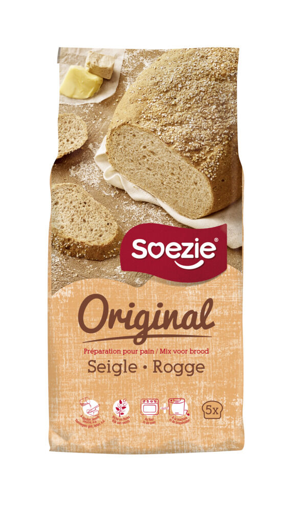 Soezie Original Rogge - Broodmeel - 2.5 Kilogram