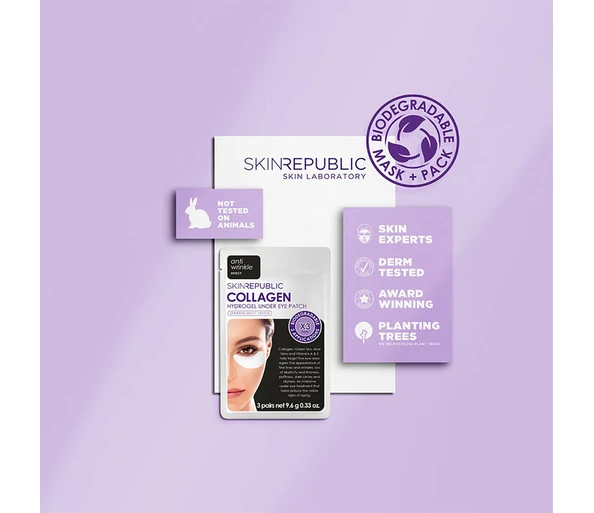 SKINREPUBLIC Collagen Under Eye Patch 3 Stück